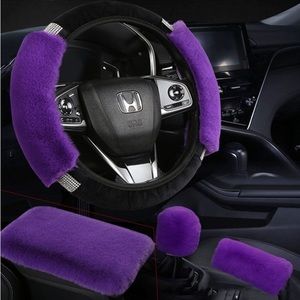4PC Universal Steering Wheel Cover Set